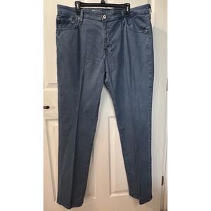 AG Adriano Goldschmied Mens 40x34(35.5) The Everett Slim Straight‎ Blue Pants